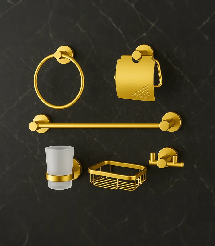 Enma & Injaz - accessories 6 pcs gold