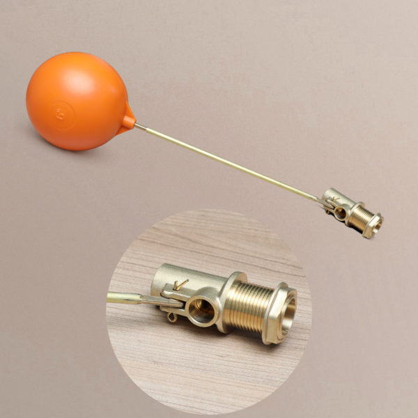 FLOATVALVE 1ENCH BRASS BEGLAR