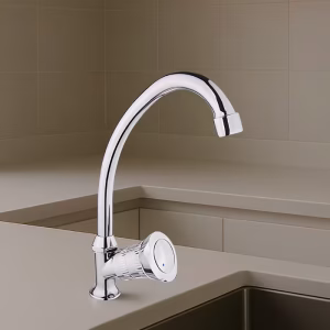 Chrome-Plated Swivel Basin Tap (China)