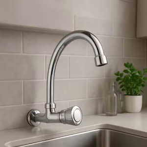 Chrome-Plated Swivel Sink Tap (China)