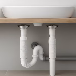 ZDB136 Flexible Trap with Hose, 1 1/4 Inch (China)