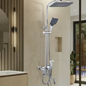 مسطره دبل مع الخلاط كروم B7094SBL-72 رانسي