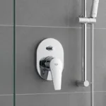 Grohe BauEdge 29039001 Single-Lever Shower Mixer, 1/2 Inch, 2-Way
