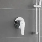 Grohe BauEdge 29040001 Single-Lever Shower Mixer, 1/2 Inch, 1-Way