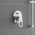 Grohe BauLoop 29041001 Single-Lever Shower Mixer, 1/2 Inch, 2-Way