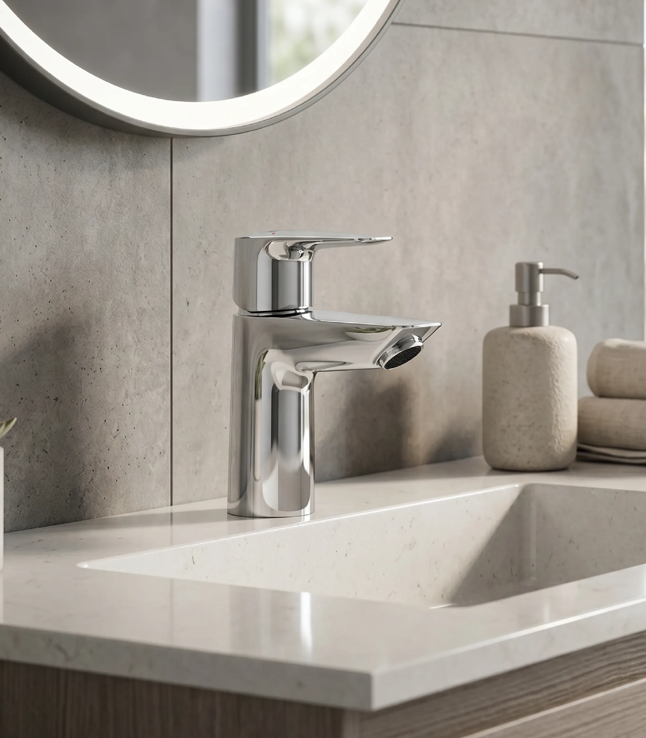 Grohe BauEdge 2332810D Basin Mixer