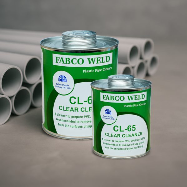 Fabco PVC Cleaner, 16 oz / 1/2 kg