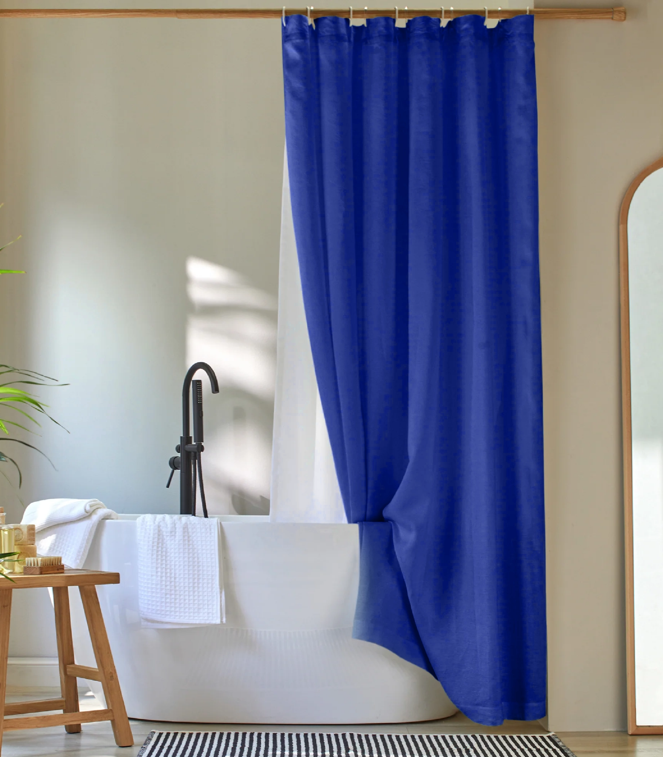 SHOWER CURTAIN BL 180X180C.M PEVA (CHINA)