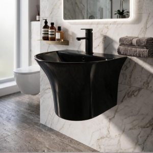 WASHBASIN BLACK 7008 ONE SET PL7008 570X490X400(CHINA)