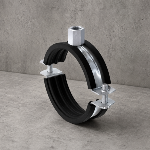 Heavy-Duty GI Rubber-Lined U-Clip 1-Inch