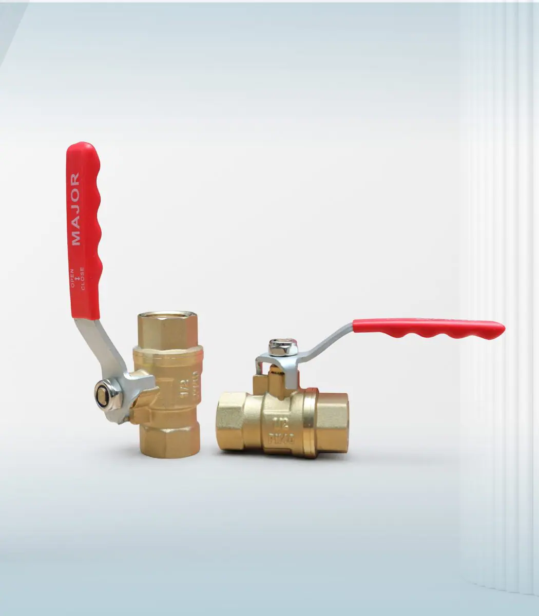 Major Brass Ball Valve, 1/2 Inch (China)