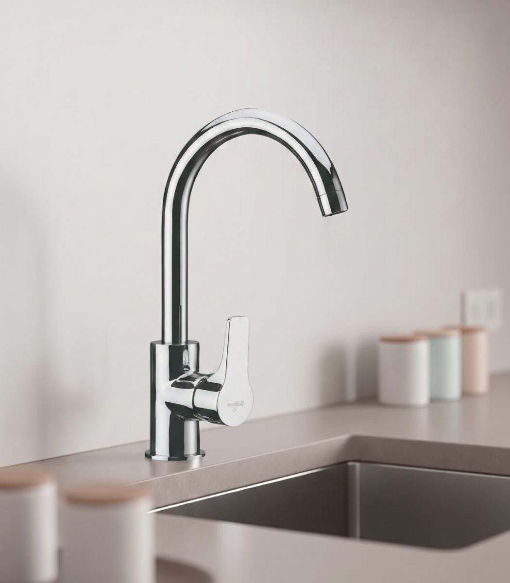 Pentagono Single-Hole Sink Mixer (Italy)