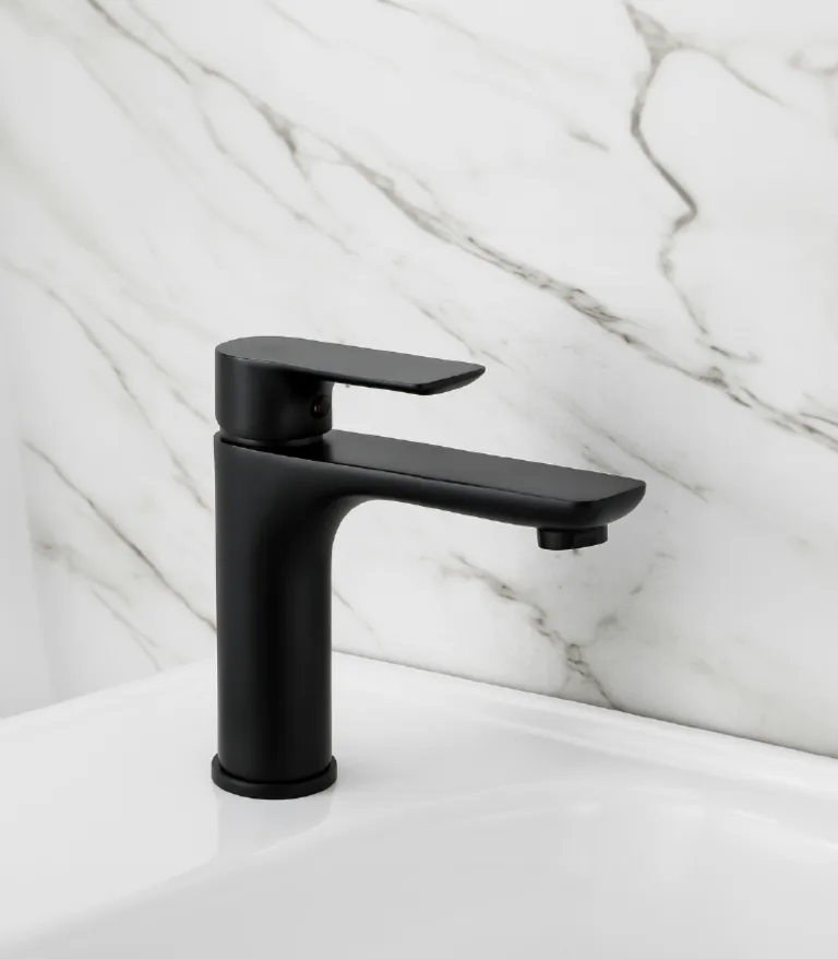 Rancy B8251-3 Brass Bath Mixer, Matte Black