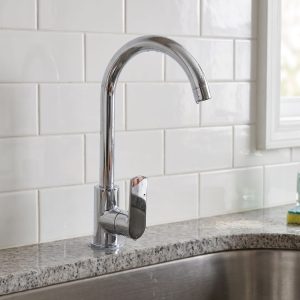 Rancy B8251-20J Single-Hole Brass Sink Mixer, Chrome (China)